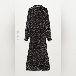 NWOT Mango Ruffle printed dress